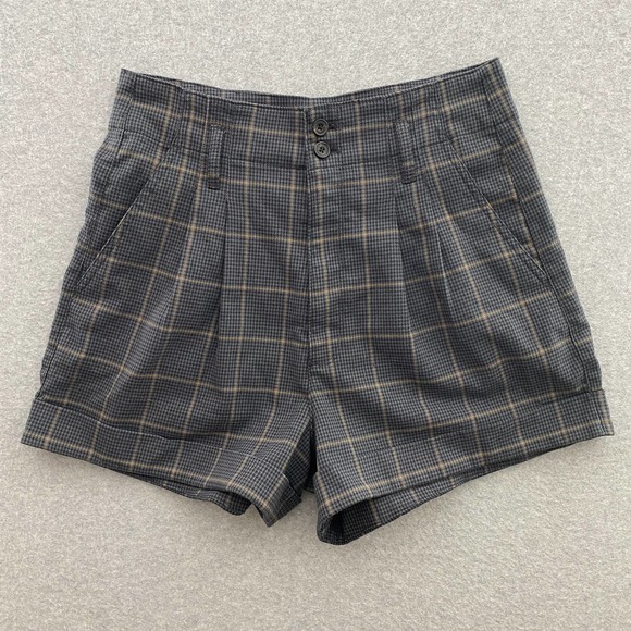 Abercrombie & Fitch Pants - Abercrombie & Fitch Shorts Womens Medium Plaid Academia